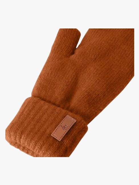 BabyMocs Gestrickte Fäustlinge, Rust