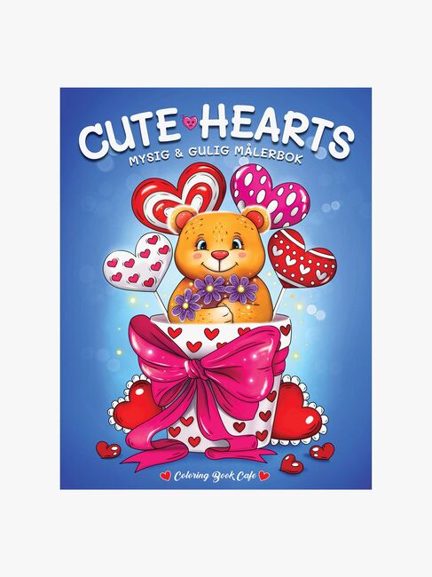 Cozy Malbuch  Cute Hearts