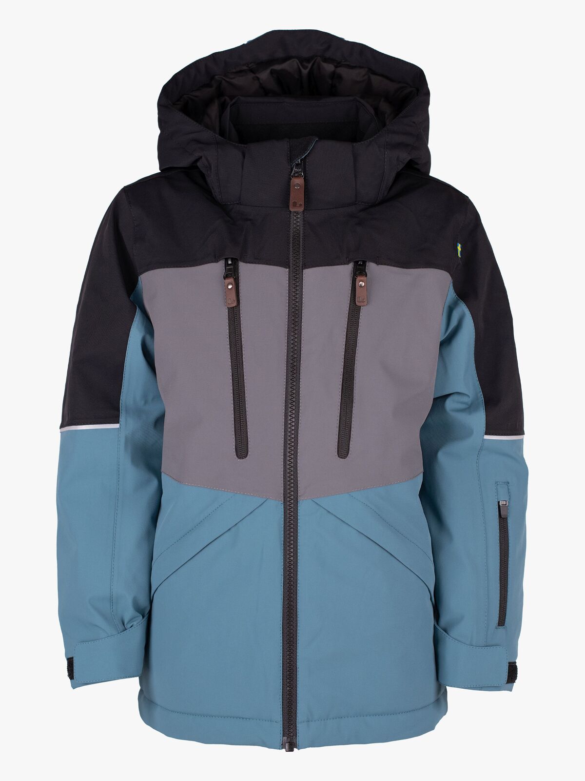 Lindberg Alpine Winterjacke, Black/Turquiose