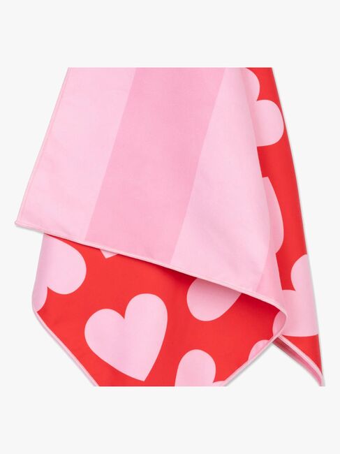 Swim Essentials Hearts Badetuch, Red