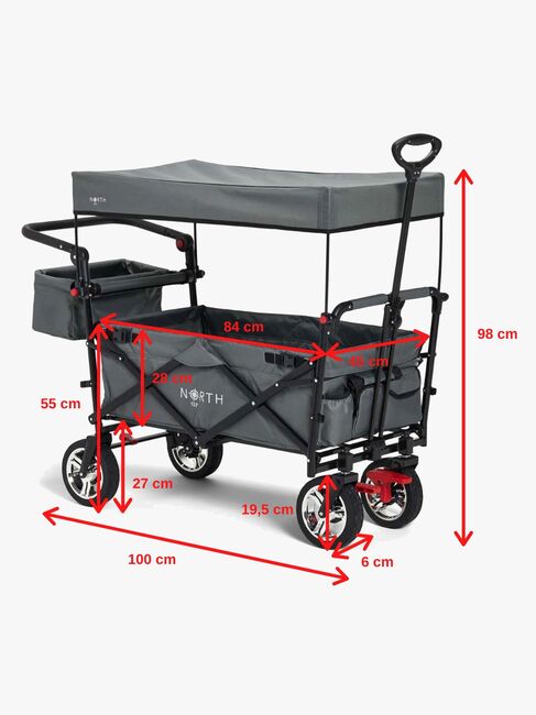 North 13.5 Porter Bollerwagen, Black