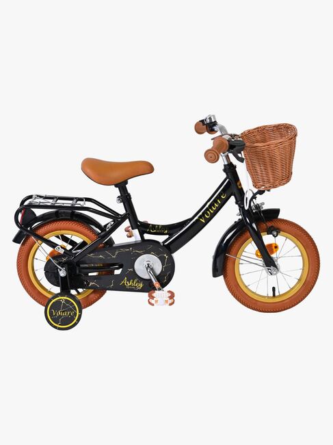 Volare Ashley Fahrrad 12 Zoll, Schwarz
