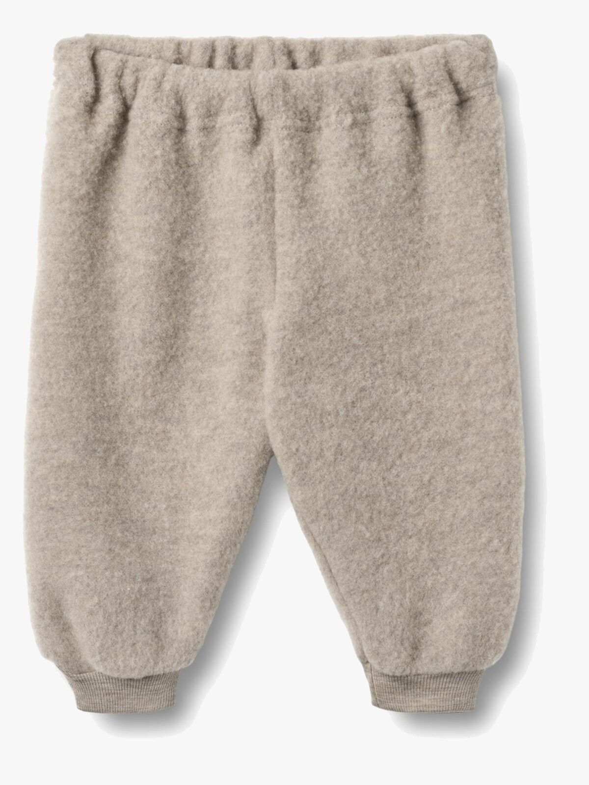 Wheat Kinnie Wollfilz-Hose Merinowolle, Khaki Melange