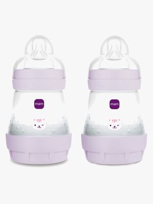 MAM Easy Start Babyflasche Anti-Kolik 160 ml 2er-Pack, Rosa