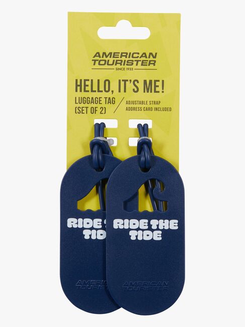 American Tourister Fun Tags Gepäckanhänger 2er-Pack, Ride The Tide