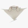 CarloBaby  Kaninchen Schmusetuch mit Schnullerkette, Beige