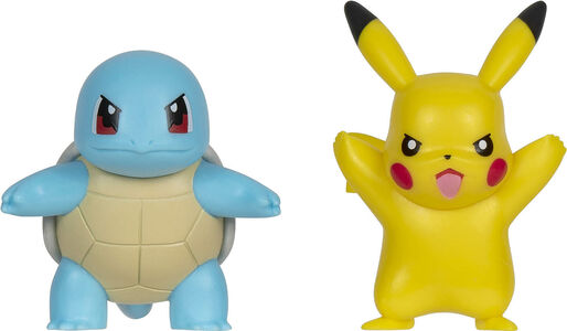 Pokémon  Battle Figure Figuren Schiggy & Pikachu 2er-Pack