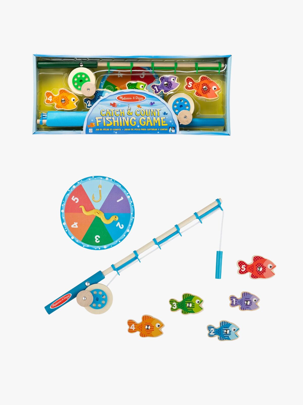 Melissa & Doug Angelspiel Fangen und Zählen