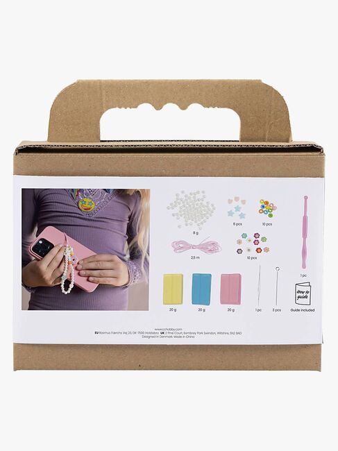 Creativ Company Bastelset Mini Modelliermasse Handyanhänger
