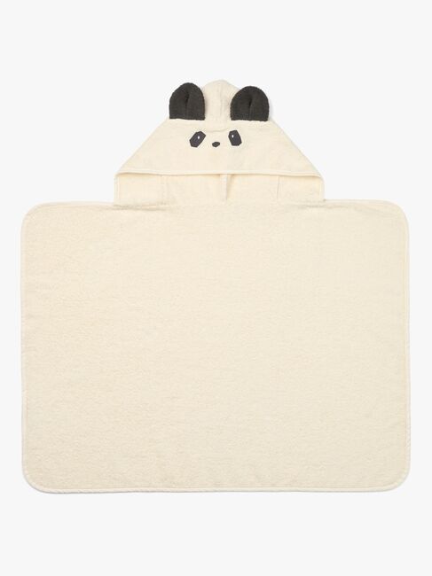 LIEWOOD Vilas Panda Handtuch mit Kapuze, Creme de la Creme