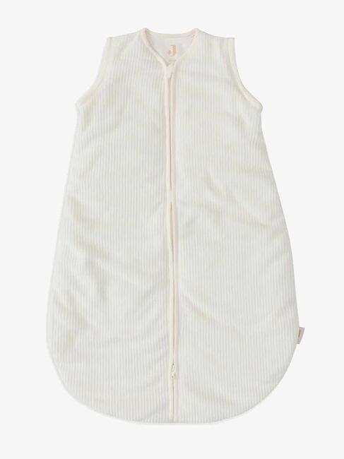 Jollein Schlafsack mit abnehmbaren Ärmeln Rund 70 cm, Rib Ivory