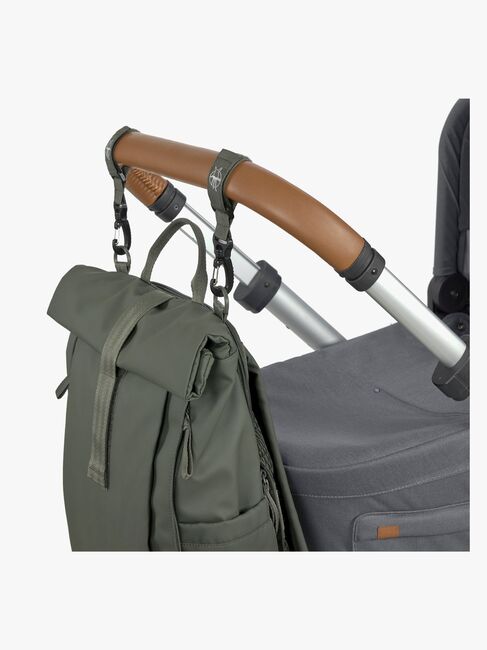 Lässig Rolltop Wickeltasche Rucksack, Olive