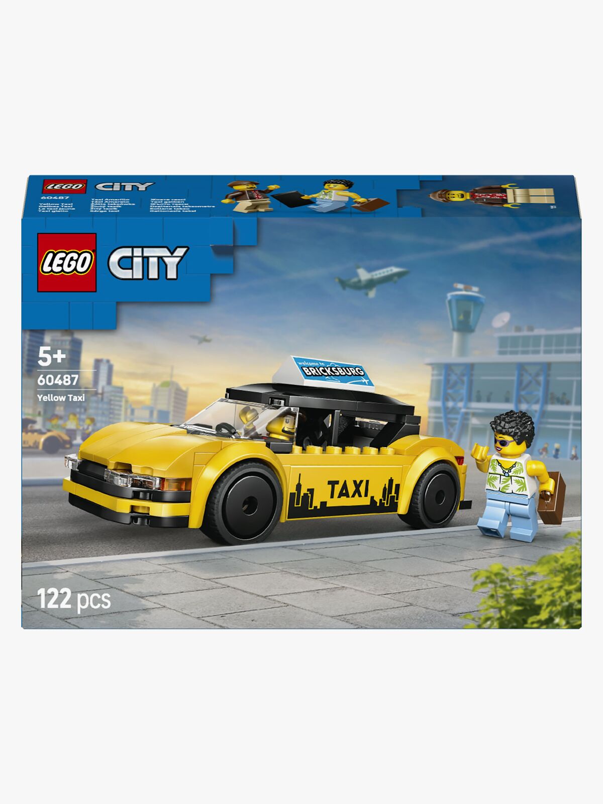 LEGO City 60487 Gelbes Taxi
