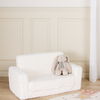 Alice & Fox Cubbie Klapp-Sofa 94x55 cm, White Teddy