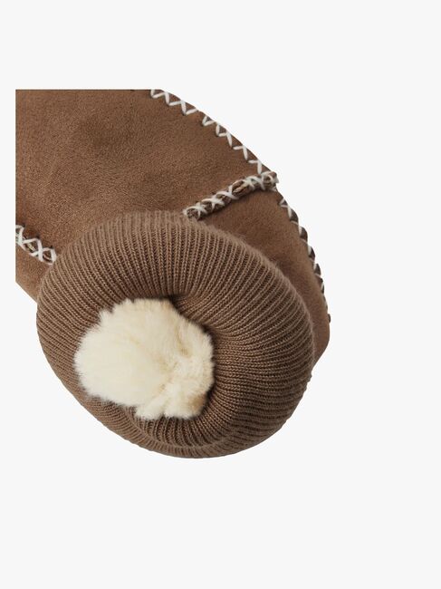 BabyMocs Cosy Mocs Überziehschuhe, Chocolate