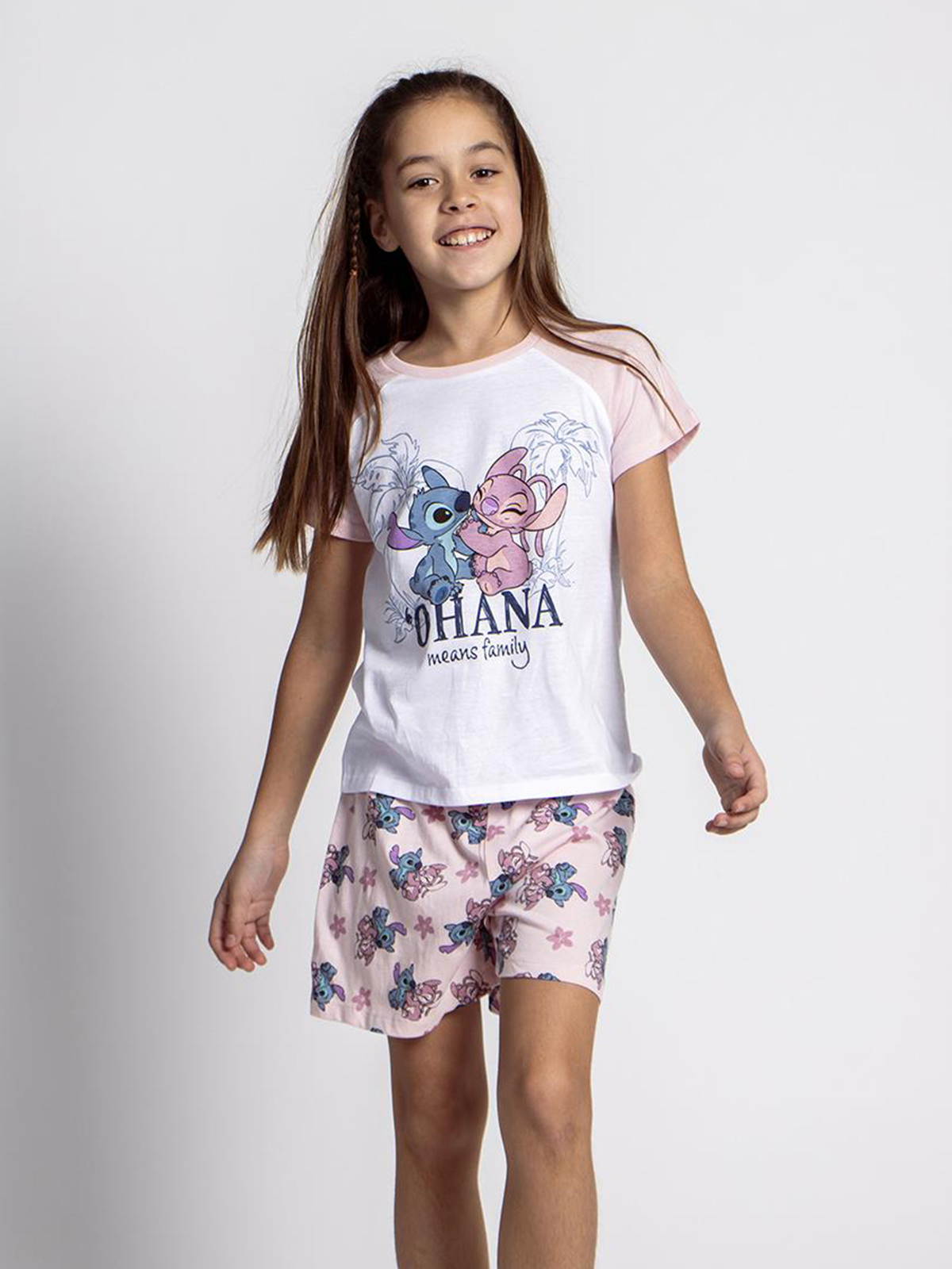 Disney Stitch Pyjama, Rosa