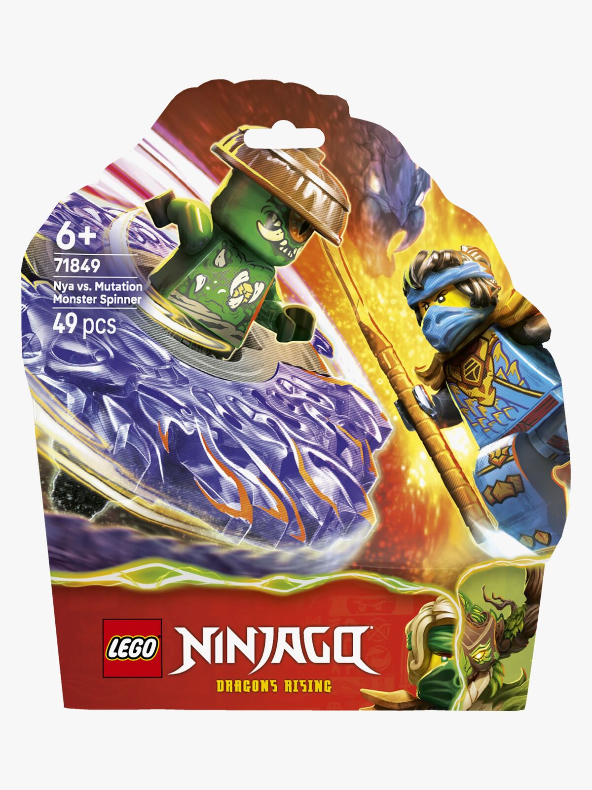 LEGO Ninjago 71849 Nya vs. Mutationsmonster-Spinner