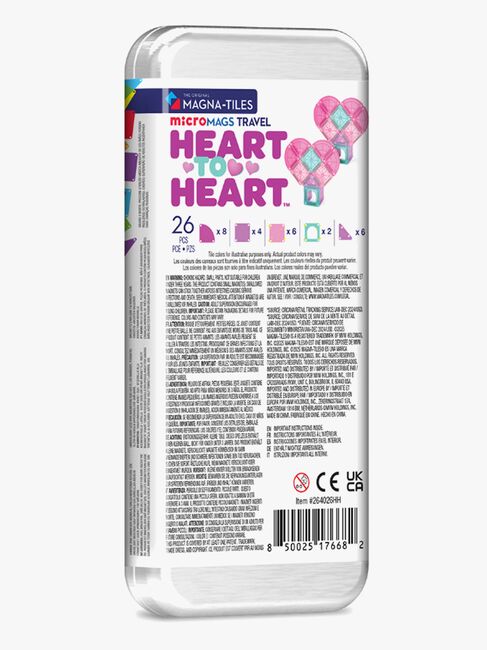 MAGNA-TILES MicroMAGS Reise-Set Heart to Heart 26 Teile