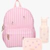 Kidzroom Rucksack, Trinkflasche & Brotdose Nostalgia, Rosa