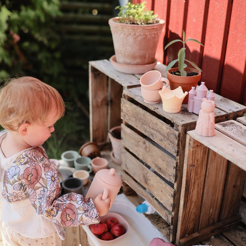Mushie Badespielzeug Prinzessin 4er-Pack