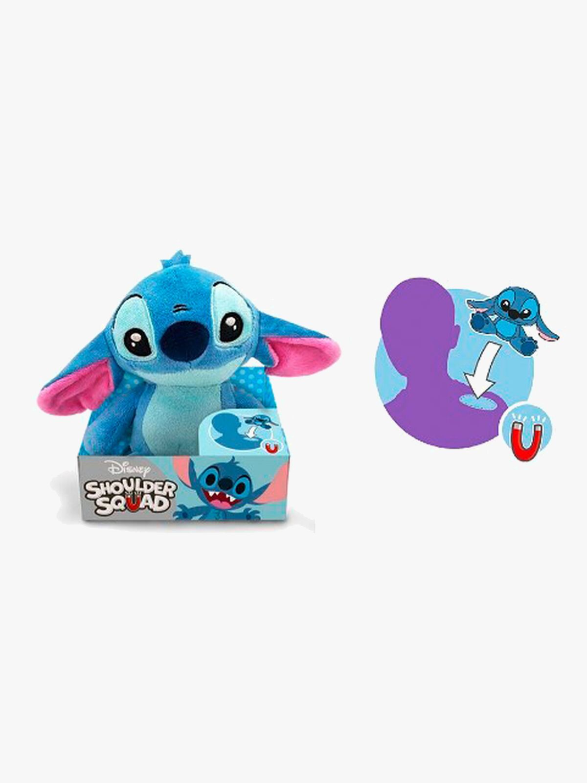 Disney Stitch Magnetisch Schulterfreund 12 cm