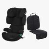 Cybex Solution X i-Fix Kindersitz inkl. Autositzschoner Lux, Pure Black