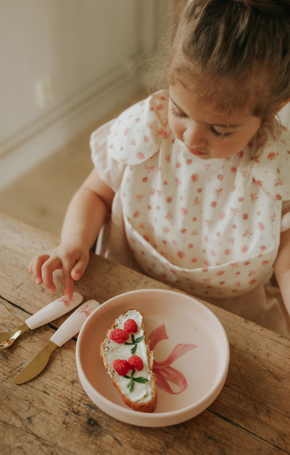 Elodie Teller Set Silikon, Rosy Bow