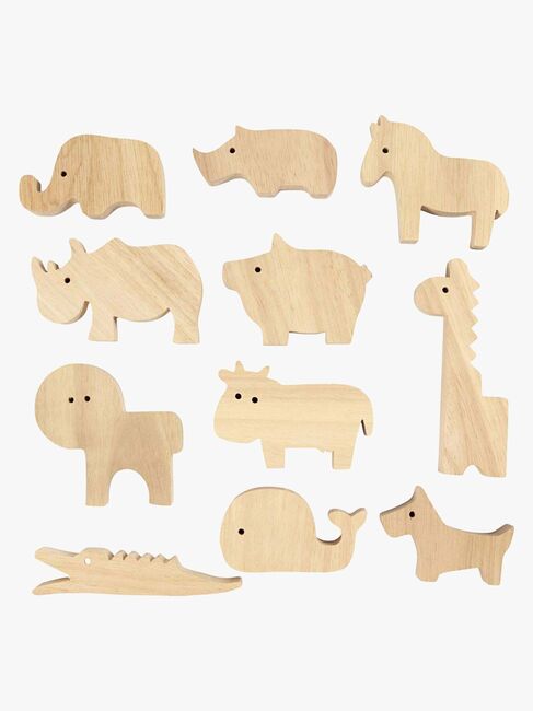 Creativ Company Holztiere Bauernhof & Safari 44 Teile