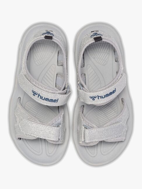 Hummel Glitter Jr Sandalen, Silver