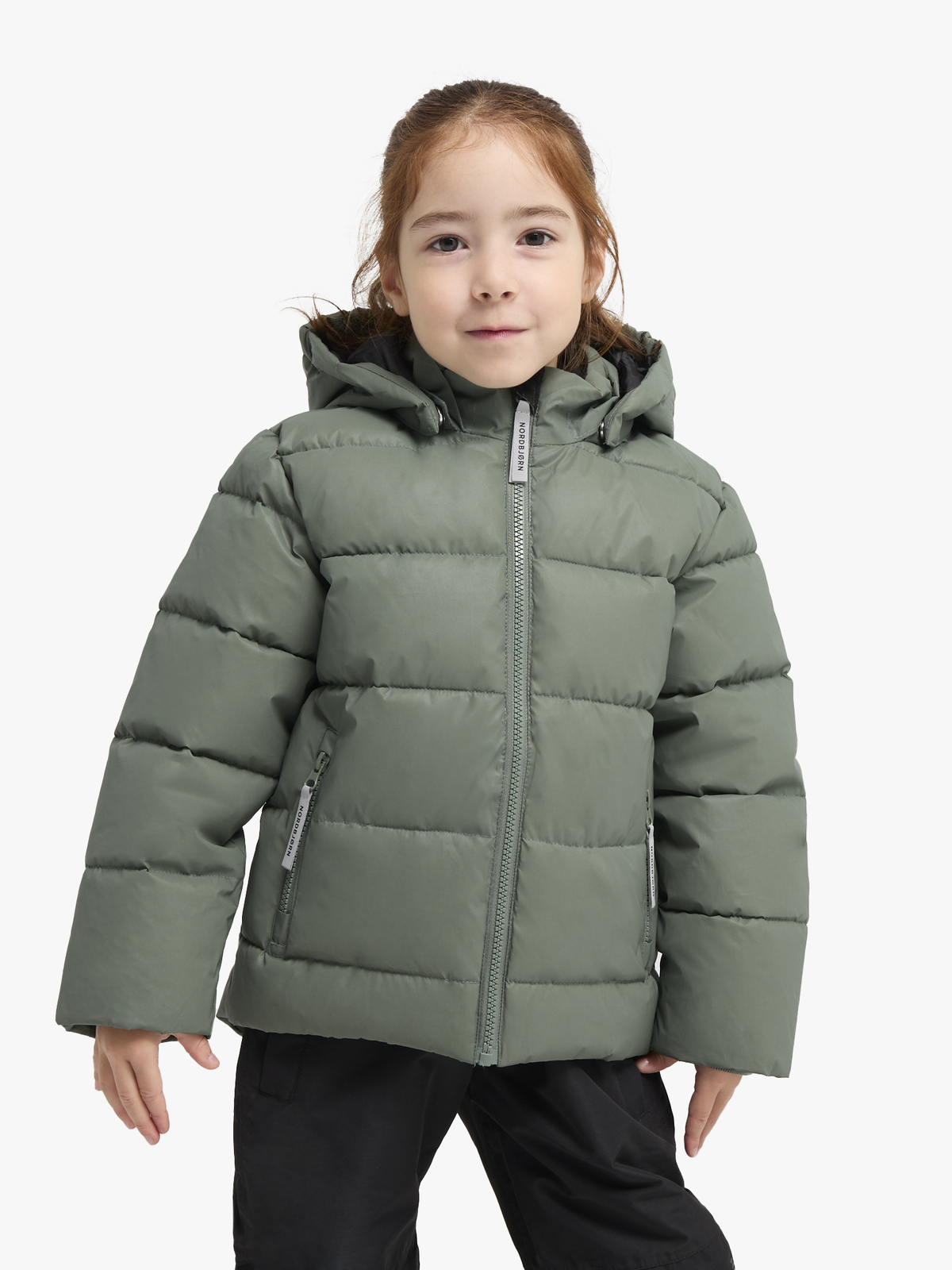 Nordbjørn Star Reflektierende Winterjacke, Forest Green