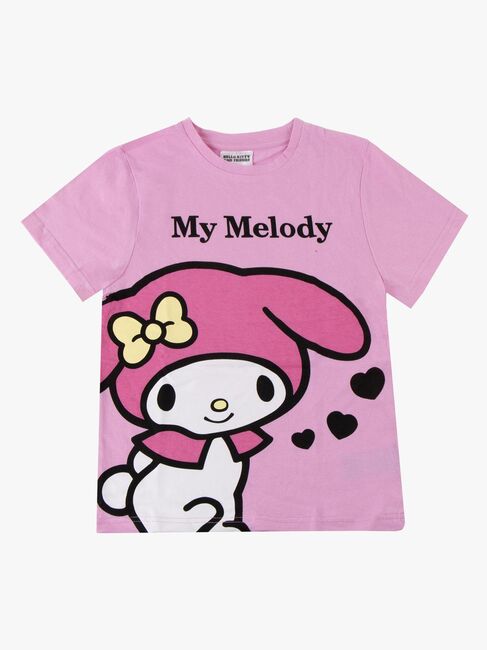Hello Kitty My Melody T-Shirt, Rosa