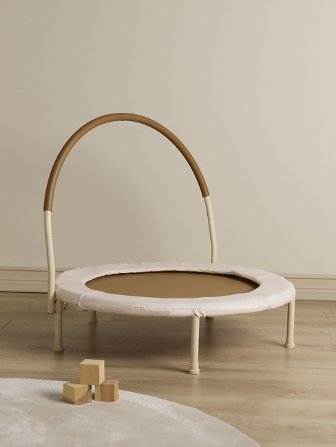 Minitude Indoor Trampolin, Beige PP-11530-BEIGE-2781_5.jpg