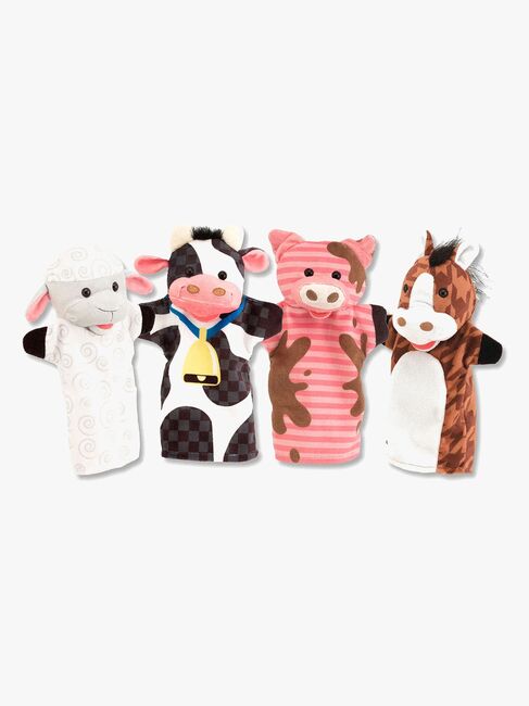 Melissa & Doug Handpuppen Bauernhoftiere 4er-Pack