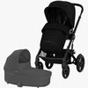 Cybex Talos S Lux Kombikinderwagen, Moon Black