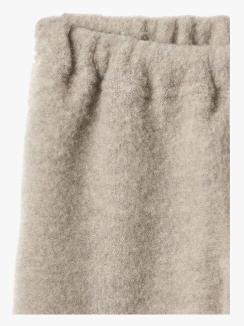 Wheat Kinnie Wollfilz-Hose Merinowolle, Khaki Melange