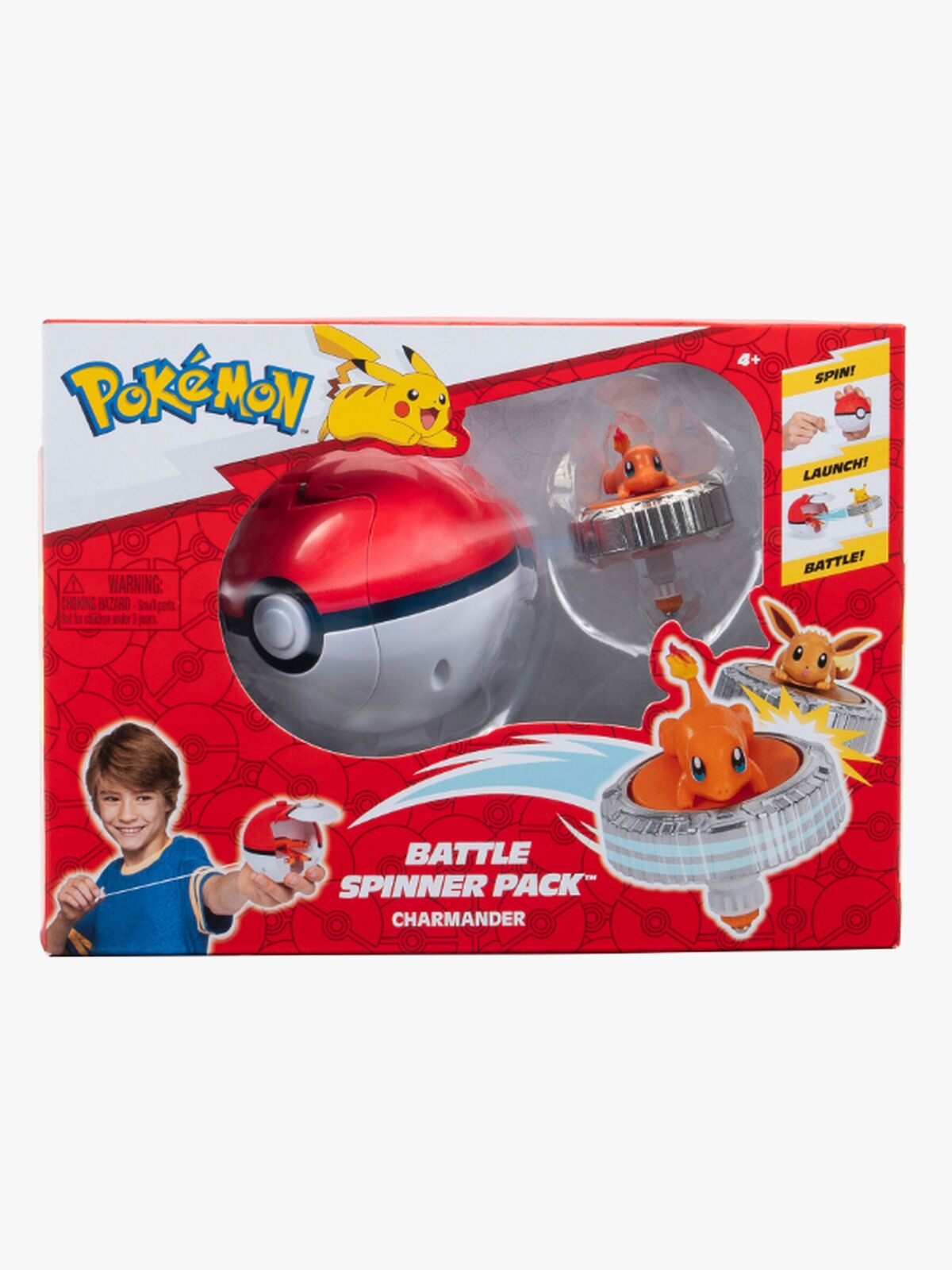 Pokémon Battle Spinner Spielset Glumanda