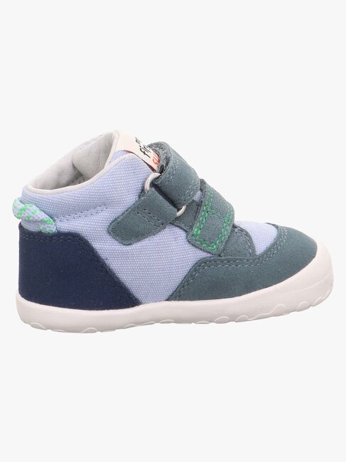 Superfit Flummi Barefoot Sneaker, Blau/Hellgrün