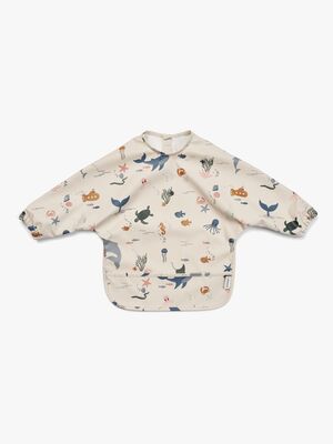 LIEWOOD Merle Cape Lätzchen mit Print, Sea Creature/Sandy