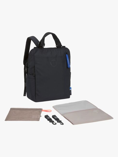 Lässig Conversion Wickeltasche Rucksack, Black