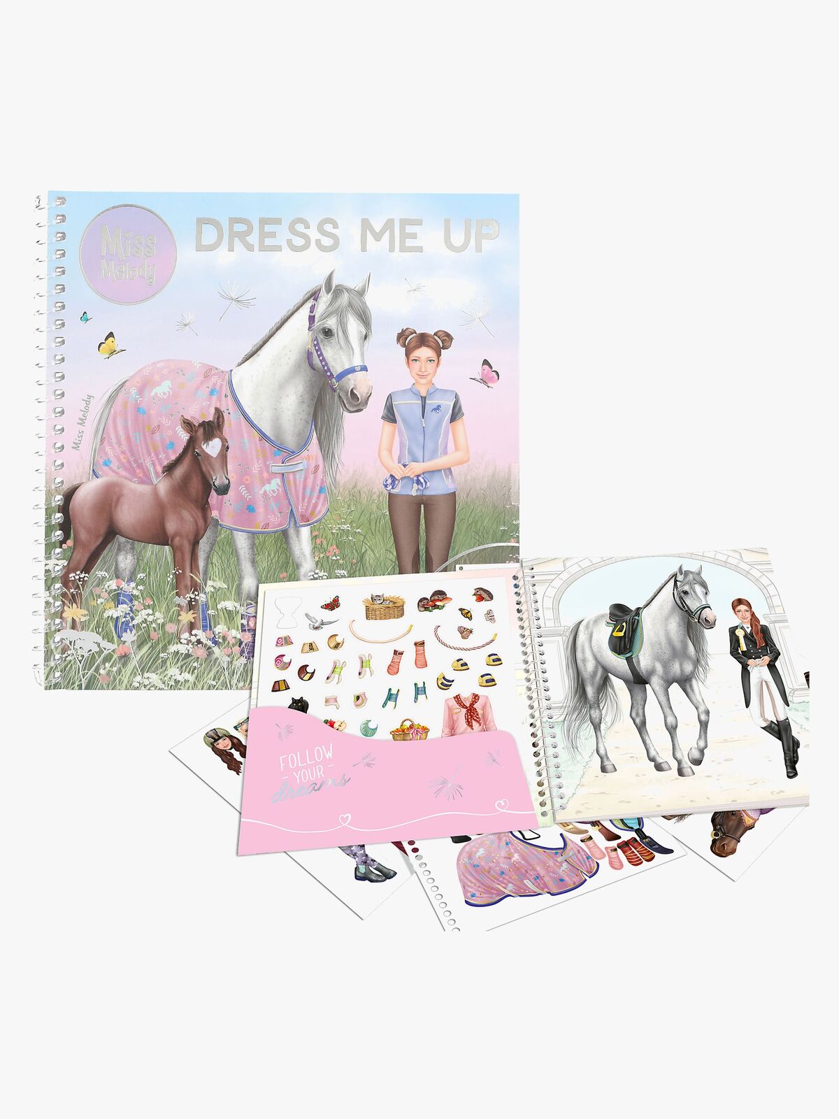 Miss Melody Dress Me Up Stickerbuch