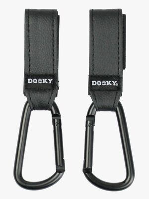 Dooky Kinderwagenhaken 2er-Pack, Black