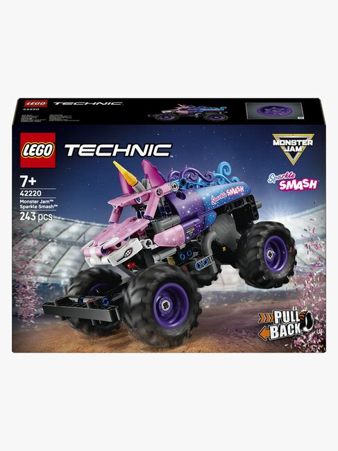 LEGO Technic 42220 Monster Jam Sparkle Smash mit Rückziehmotor