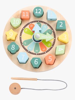 Kinder and Kids Übungsuhr mit Leuchtziffern