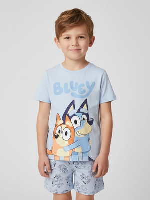 Bluey Pyjama, Hellblau