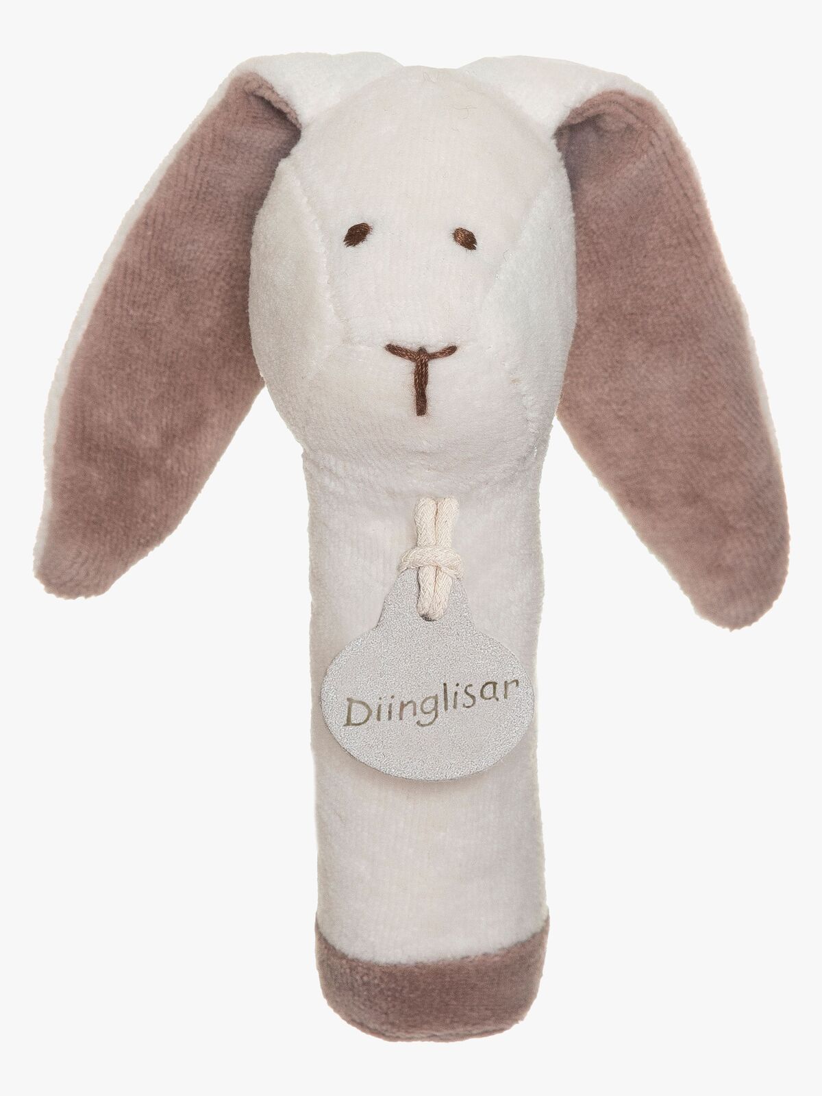 Teddykompaniet Diinglisar  Kaninchen Rassel, White