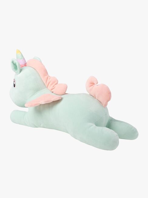 Teddykompaniet Plüschspielzeug Liegendes Einhorn 52 cm, Grün