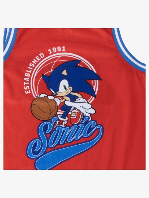 Sonic Tanktop & Shorts Sport Set, Blau/Rot