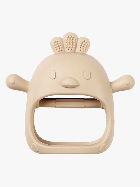 Nattou Soft Silicone Handschuh Beißspielzeug, Clay