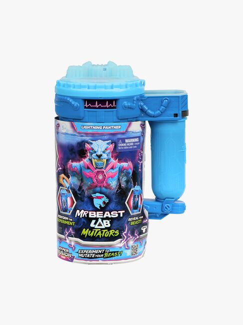 MrBeast Lab Mutators Mutation Chamber Actionfigur Lightning Panther