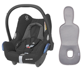 Maxi-Cosi CabrioFix Babyschale inkl. Ventilierendem Sitzpolster, Black/Grey